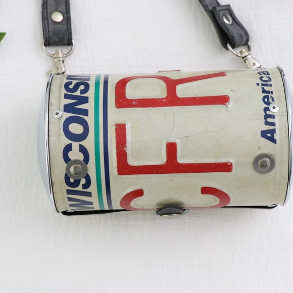 The License Plate Barrel Bag - Picture 3 of 6